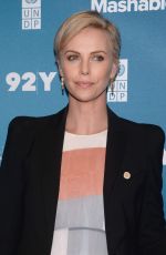 CHARLIZE THERON at  2015 Social Good Summit in New York 09/28/2015