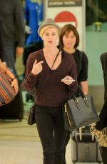 CHARLIZE THERON at LAX Airport in Los Angeles 09/29/2015