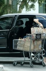 CHARLIZE THERON Leaves Bristol Farms in Hollywood 09/12/2015
