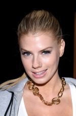 CHARLOTTE MCKINNEY at Jeremy Scott Fashion Show in New York 09/14/2015