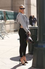 CHARLOTTE MCKINNEY Out and About at in New York 09/14/2015