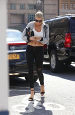 CHARLOTTE MCKINNEY Out and About at in New York 09/14/2015