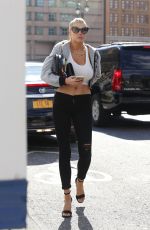 CHARLOTTE MCKINNEY Out and About at in New York 09/14/2015
