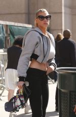 CHARLOTTE MCKINNEY Out and About at in New York 09/14/2015