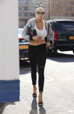 CHARLOTTE MCKINNEY Out and About at in New York 09/14/2015