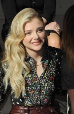 CHLOE MORETZ at The Coach Fashion Show in New York 09//15/2015