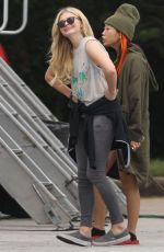 CHLOE MORETZ on the Set of Bad Neighbors 2: Sorority Rising in Atlanta 09/22/2015