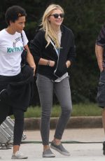 CHLOE MORETZ on the Set of Bad Neighbors 2: Sorority Rising in Atlanta 09/22/2015