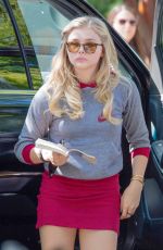 CHLOE MORETZ on the Set of Neighbors 2: Sorority Rising 09/17/2015