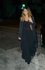 CHRISSY TEIGEN Arrives at Craig