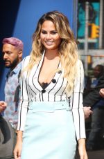 CHRISSY TEIGEN at Good Morninh America in New York 09/08/2015