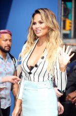 CHRISSY TEIGEN at Good Morninh America in New York 09/08/2015