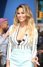 CHRISSY TEIGEN at Good Morninh America in New York 09/08/2015