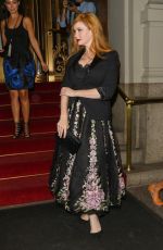 CHRISTINA HENDRICK Night Out in New York 09/16/2015