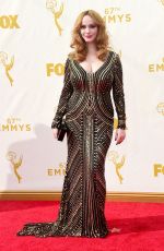CHRISTINA HENDRICKS at 2015 Emmy Awards in Los Angeles 09/20/2015