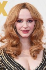 CHRISTINA HENDRICKS at 2015 Emmy Awards in Los Angeles 09/20/2015