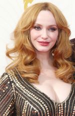 CHRISTINA HENDRICKS at 2015 Emmy Awards in Los Angeles 09/20/2015