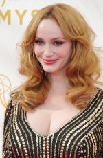 CHRISTINA HENDRICKS at 2015 Emmy Awards in Los Angeles 09/20/2015