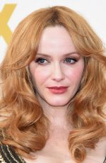 CHRISTINA HENDRICKS at 2015 Emmy Awards in Los Angeles 09/20/2015
