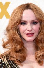 CHRISTINA HENDRICKS at 2015 Emmy Awards in Los Angeles 09/20/2015