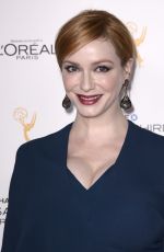 CHRISTINA HENDRICKS at 67th Emmy Awards Performers Nominee Reception in Hollywood 09/19/2015