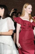 CHRISTINA HENDRICKS at Christian Siriano Fashion Show in New York 09/12/2015