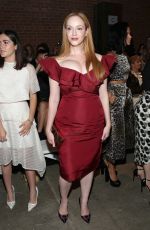CHRISTINA HENDRICKS at Christian Siriano Fashion Show in New York 09/12/2015