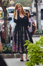 CHRISTINA HENDRICKS at Marchesa Fashion Show at New York Fashion Week 09/16/2015