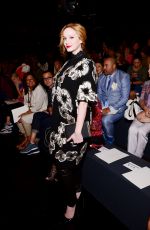 CHRISTINA HENDRICKS at Naeem Khan Fashion Show in New York 09/16/2015