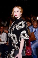 CHRISTINA HENDRICKS at Naeem Khan Fashion Show in New York 09/16/2015