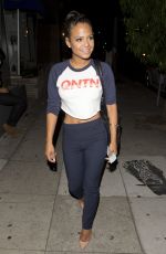 CHRISTINA MILIAN Leaves Toca Madera Restaurant in West Hollywood 09/08/2015