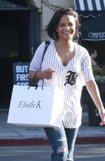 CHRISTINA MILIAN Out Shopping in West Hollywood 09/25/2015