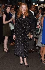 CHRISTNA HENDRICKS at Zac Posen Fashion Show in New York 09/14/2015