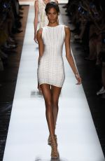 CINDY BRUNA at Herve Leger by Max Azria Fashion Show in New York 09/12/2015