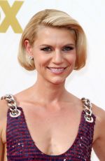 CLAIRE DANES at 2015 Emmy Awards in Los Angeles 09/20/2015
