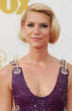 CLAIRE DANES at 2015 Emmy Awards in Los Angeles 09/20/2015