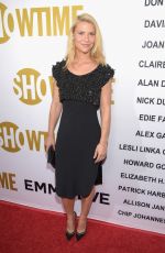 CLAIRE DANES at Showtime’s 2015 Emmy Eve Party in West Hollywood 09/19/2015