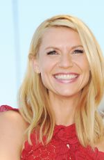 CLAIRE DANES Honored with a Star on The Hollywood Walk of Fame in Los Angeles 09/24/2015