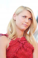 CLAIRE DANES Honored with a Star on The Hollywood Walk of Fame in Los Angeles 09/24/2015