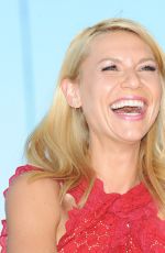 CLAIRE DANES Honored with a Star on The Hollywood Walk of Fame in Los Angeles 09/24/2015