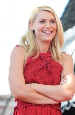 CLAIRE DANES Honored with a Star on The Hollywood Walk of Fame in Los Angeles 09/24/2015