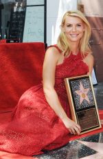 CLAIRE DANES Honored with a Star on The Hollywood Walk of Fame in Los Angeles 09/24/2015
