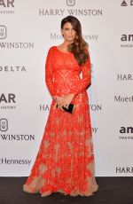 CLAUDIA GALANTI at amfAR Gala in Milan 09/26/2015