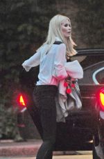 CLAUDIA SCHIFFER Out in Knightsbridge in London 09/17/2015