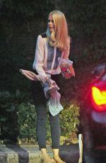 CLAUDIA SCHIFFER Out in Knightsbridge in London 09/17/2015