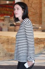 COURTNEY COX Out Shopping in West Hollywood 09/17/2015