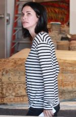 COURTNEY COX Out Shopping in West Hollywood 09/17/2015