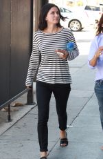 COURTNEY COX Out Shopping in West Hollywood 09/17/2015