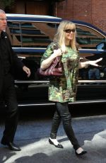 COURTNEY LOVE Arrives at Kanye West Fashion Show in New York 09/16/2015