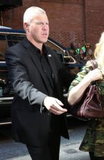 COURTNEY LOVE Arrives at Kanye West Fashion Show in New York 09/16/2015